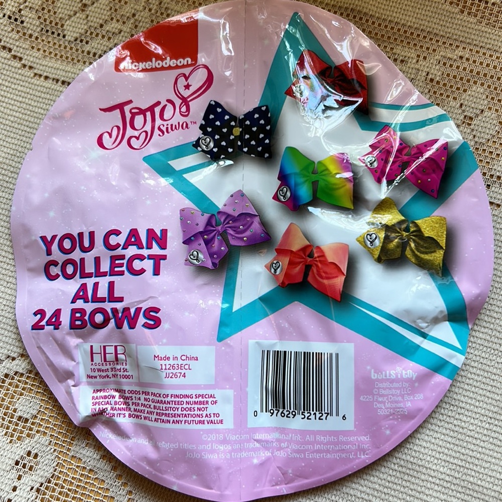 Nickelodeon JoJo Siwa Mystery Bows Series 3 1 Bow for you 1 Bow for your BFF NEW - Picture 2 of 5